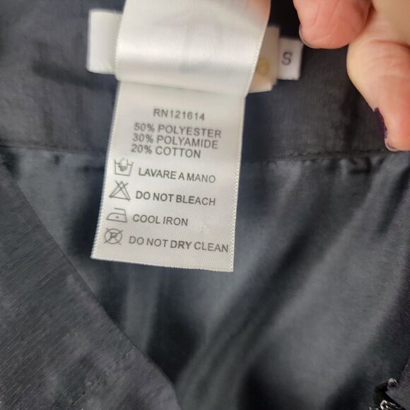 Dzhavael Couture Skirt Womens Size 8-10 Black Flouncy Petals  A-Line Full Flare - Picture 11 of 15